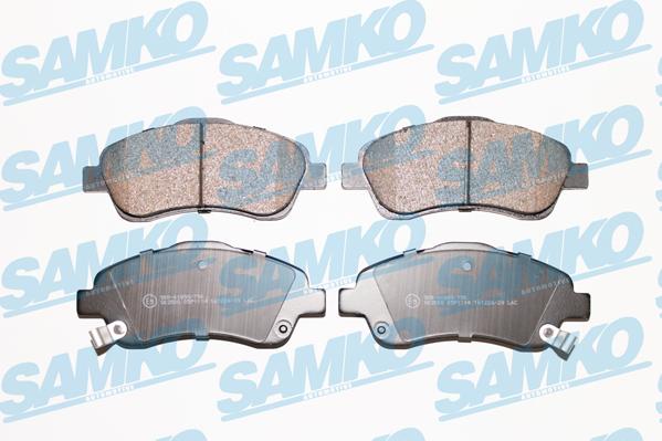 Samko 5SP1114 - Brake Pad Set, disc brake autospares.lv