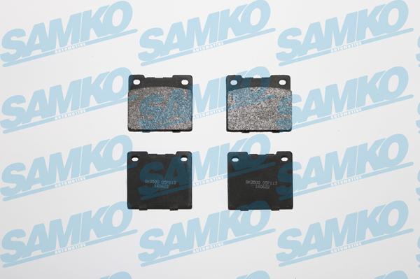 Samko 5SP113 - Brake Pad Set, disc brake autospares.lv