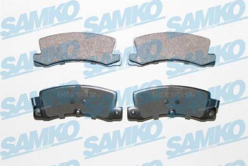 Samko 5SP1125 - Brake Pad Set, disc brake autospares.lv
