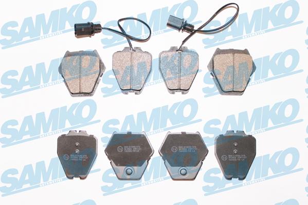 Samko 5SP1121 - Brake Pad Set, disc brake autospares.lv
