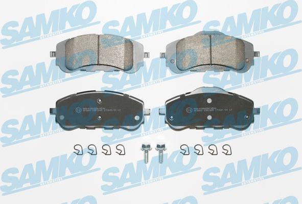 Samko 5SP1845 - Brake Pad Set, disc brake autospares.lv