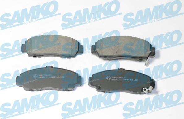 Samko 5SP1840 - Brake Pad Set, disc brake autospares.lv