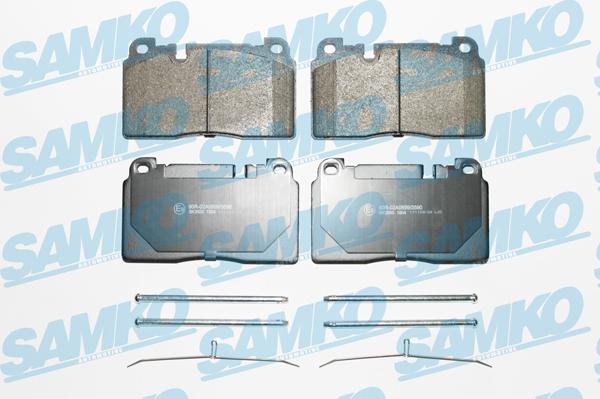 Samko 5SP1804 - Brake Pad Set, disc brake autospares.lv