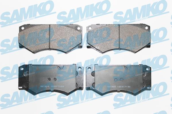 Samko 5SP180 - Brake Pad Set, disc brake autospares.lv