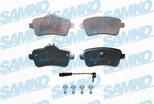 Samko 5SP1817A - Brake Pad Set, disc brake autospares.lv