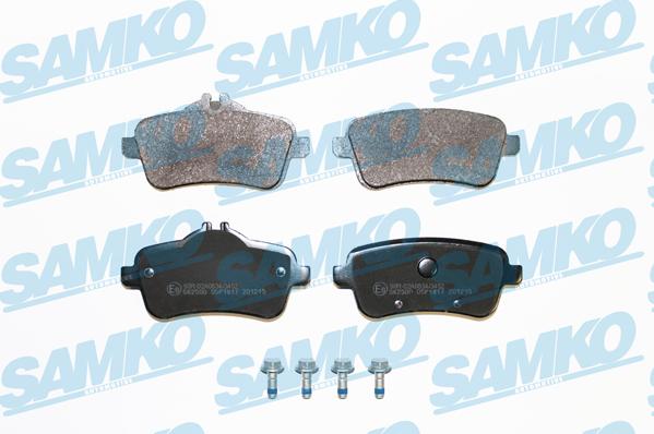 Samko 5SP1817 - Brake Pad Set, disc brake autospares.lv