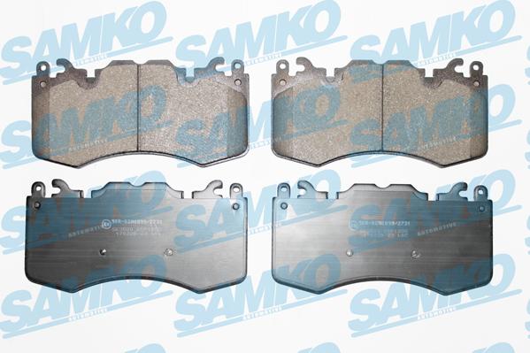 Samko 5SP1885 - Brake Pad Set, disc brake autospares.lv