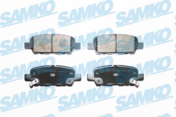 Samko 5SP1839 - Brake Pad Set, disc brake autospares.lv