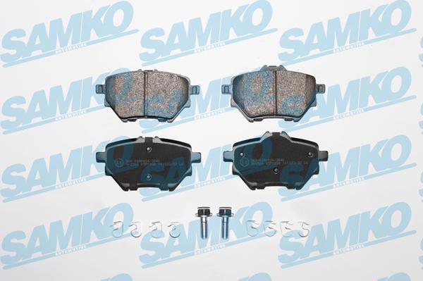 Samko 5SP1838 - Brake Pad Set, disc brake autospares.lv