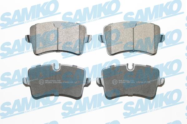 Samko 5SP1826 - Brake Pad Set, disc brake autospares.lv