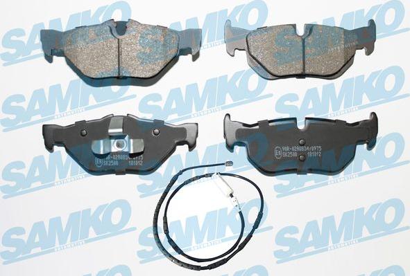 Samko 5SP1876B - Brake Pad Set, disc brake autospares.lv