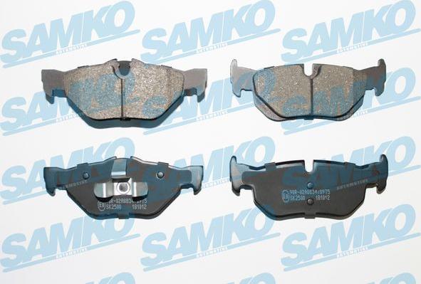 Samko 5SP1876 - Brake Pad Set, disc brake autospares.lv
