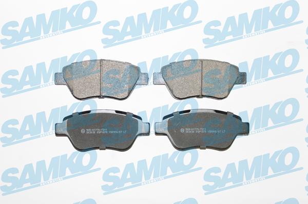 Samko 5SP1878 - Brake Pad Set, disc brake autospares.lv