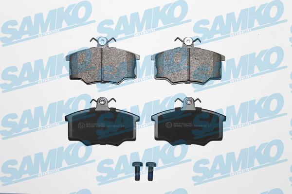 Samko 5SP187 - Brake Pad Set, disc brake autospares.lv