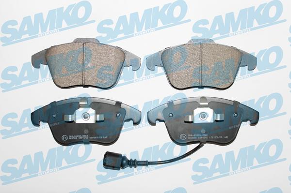 Samko 5SP1392 - Brake Pad Set, disc brake autospares.lv