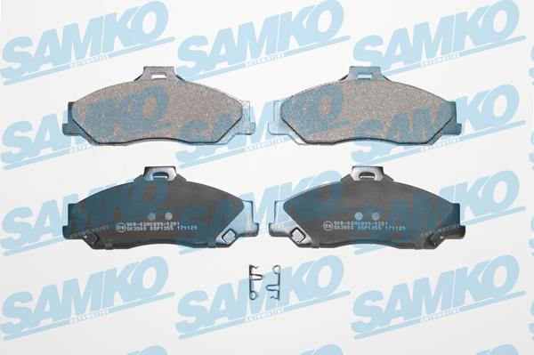 Samko 5SP1355 - Brake Pad Set, disc brake autospares.lv