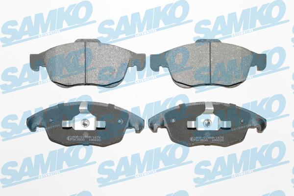 Samko 5SP1351 - Brake Pad Set, disc brake autospares.lv