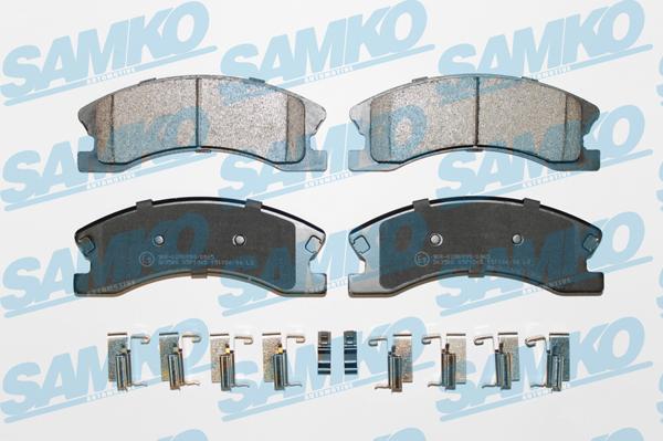 Samko 5SP1365 - Brake Pad Set, disc brake autospares.lv