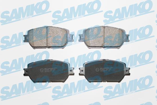 Samko 5SP1361 - Brake Pad Set, disc brake autospares.lv