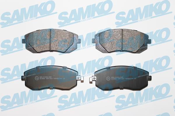 Samko 5SP1363 - Brake Pad Set, disc brake autospares.lv