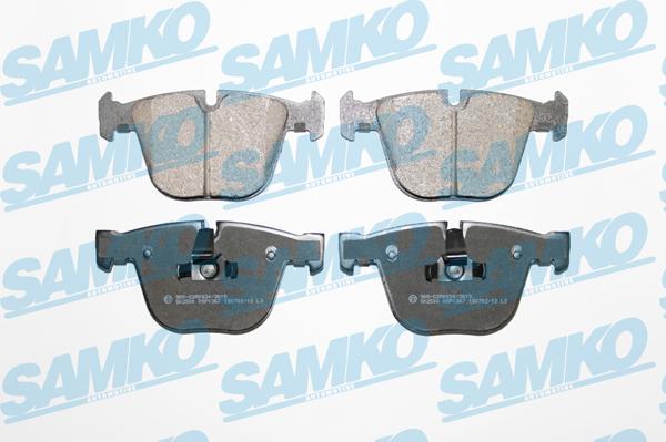 Samko 5SP1367 - Brake Pad Set, disc brake autospares.lv