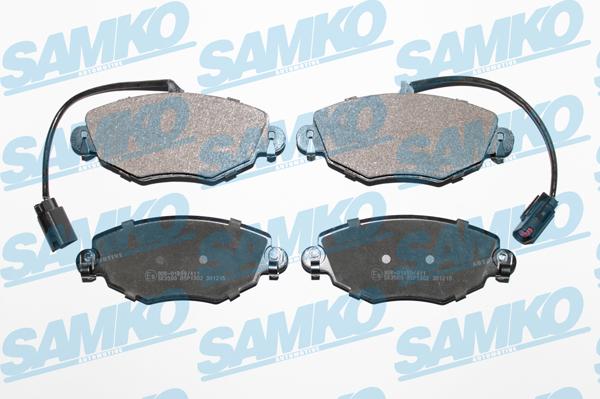 Samko 5SP1302 - Brake Pad Set, disc brake autospares.lv