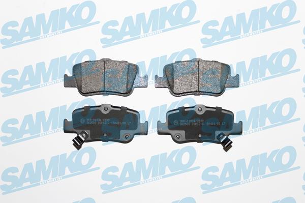 Samko 5SP1315 - Brake Pad Set, disc brake autospares.lv