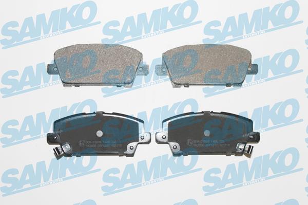 Samko 5SP1317 - Brake Pad Set, disc brake autospares.lv