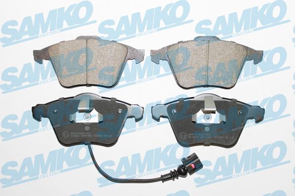 Samko 5SP1384 - Brake Pad Set, disc brake autospares.lv