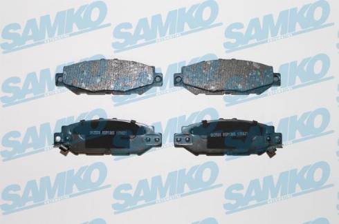 Samko 5SP1385 - Brake Pad Set, disc brake autospares.lv