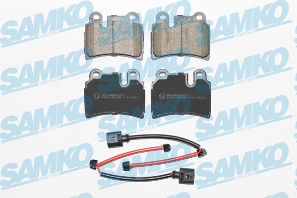 Samko 5SP1380 - Brake Pad Set, disc brake autospares.lv