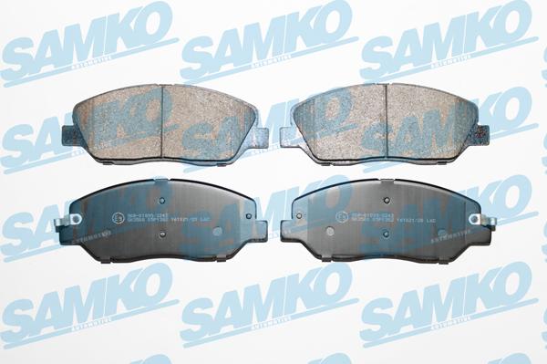 Samko 5SP1382 - Brake Pad Set, disc brake autospares.lv