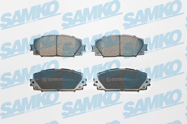 Samko 5SP1333 - Brake Pad Set, disc brake autospares.lv