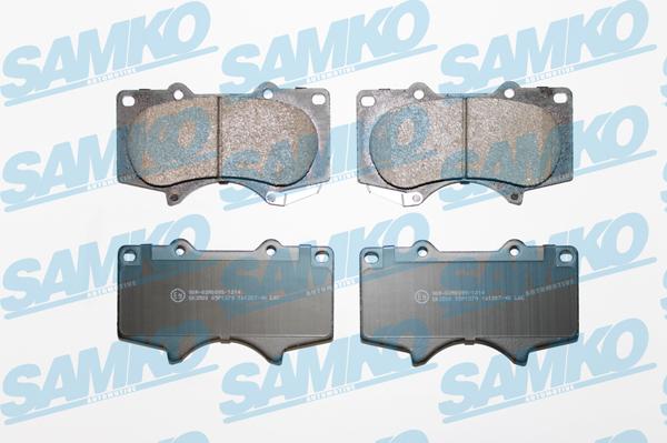 Samko 5SP1379 - Brake Pad Set, disc brake autospares.lv