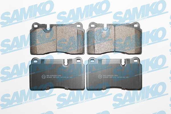 Samko 5SP1376 - Brake Pad Set, disc brake autospares.lv