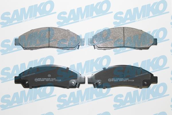 Samko 5SP1372 - Brake Pad Set, disc brake autospares.lv