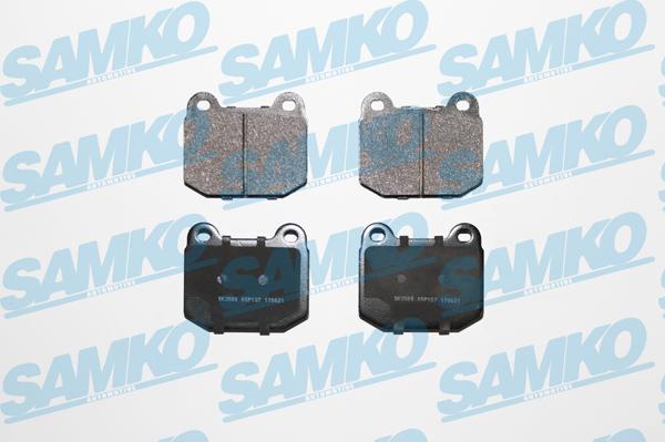 Samko 5SP137 - Brake Pad Set, disc brake autospares.lv