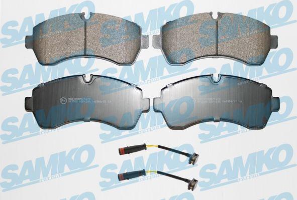 Samko 5SP1295A - Brake Pad Set, disc brake autospares.lv