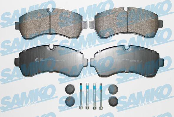 Samko 5SP1295K - Brake Pad Set, disc brake autospares.lv