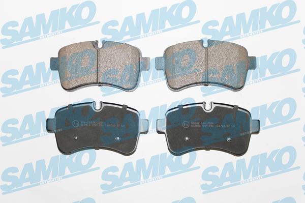 Samko 5SP1296 - Brake Pad Set, disc brake autospares.lv