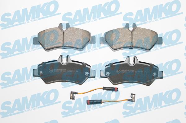 Samko 5SP1293 - Brake Pad Set, disc brake autospares.lv