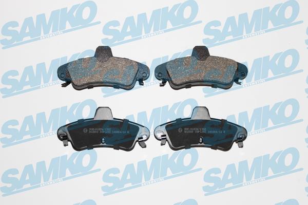 Samko 5SP1292 - Brake Pad Set, disc brake autospares.lv