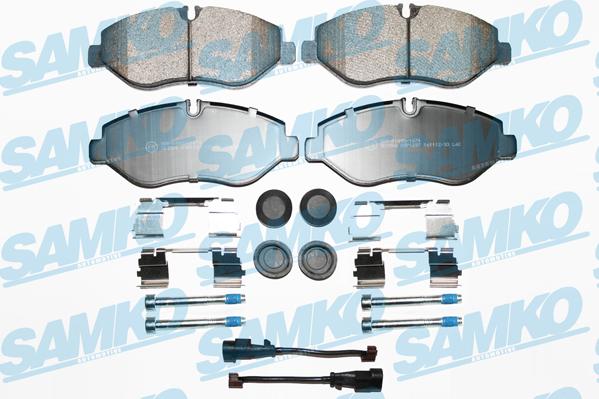 Samko 5SP1297B - Brake Pad Set, disc brake autospares.lv