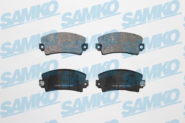 Samko 5SP129 - Brake Pad Set, disc brake autospares.lv