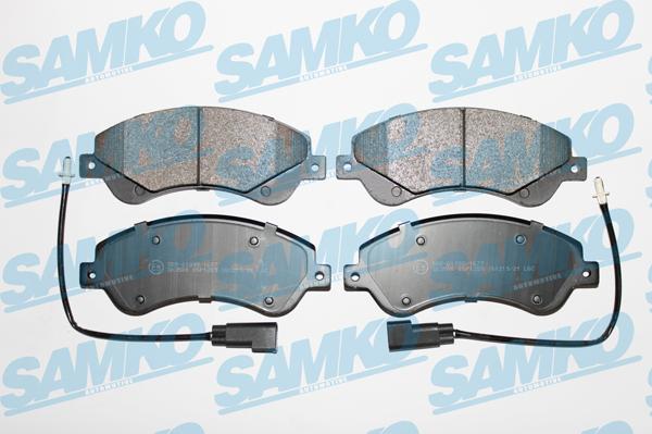 Samko 5SP1259 - Brake Pad Set, disc brake autospares.lv