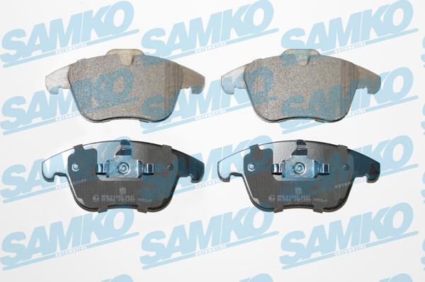 Samko 5SP1255 - Brake Pad Set, disc brake autospares.lv
