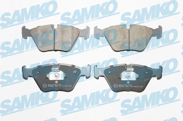 Samko 5SP1251 - Brake Pad Set, disc brake autospares.lv