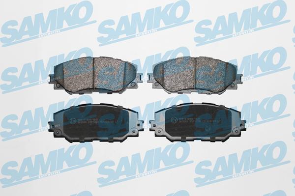 Samko 5SP1258 - Brake Pad Set, disc brake autospares.lv