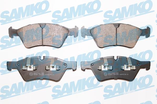 Samko 5SP1253 - Brake Pad Set, disc brake autospares.lv