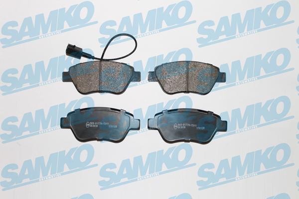 Samko 5SP1266 - Brake Pad Set, disc brake autospares.lv